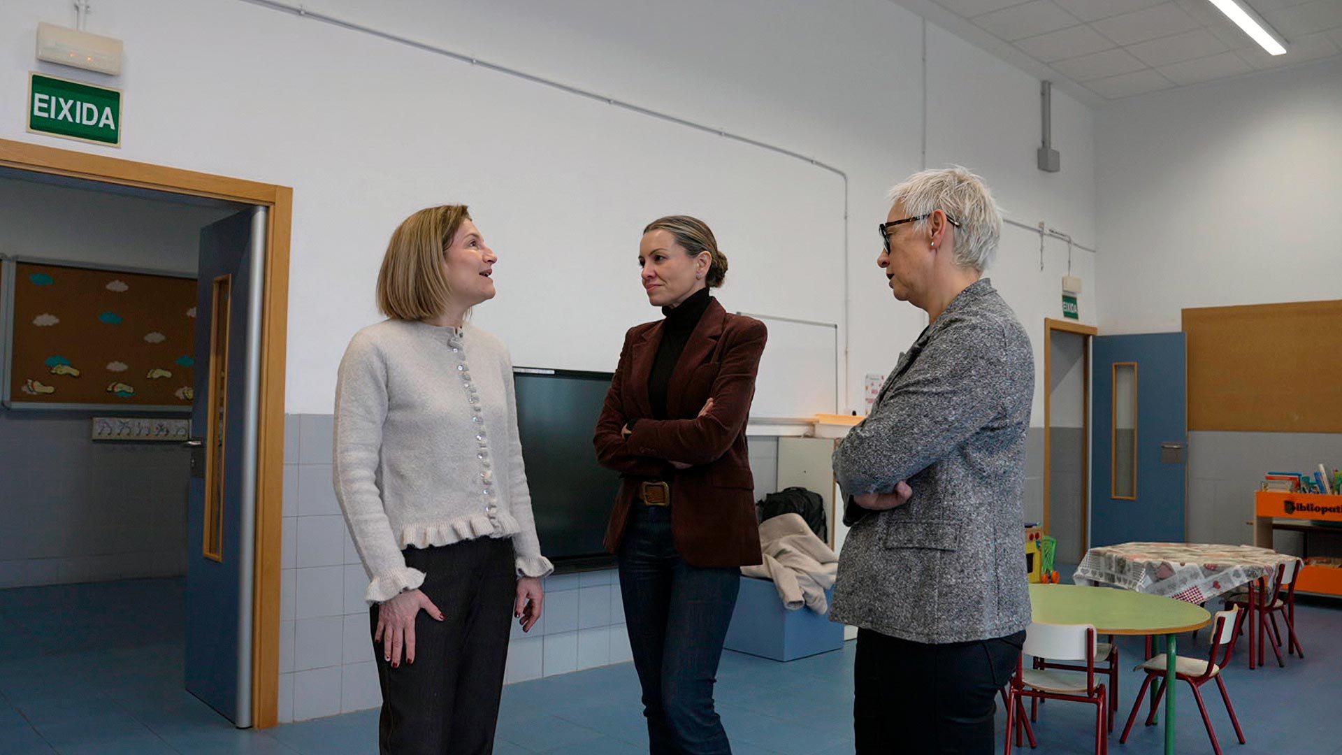 De izquierda a derecha; Fanny Zaragoza, Silvia Tomás y Eva Buch.