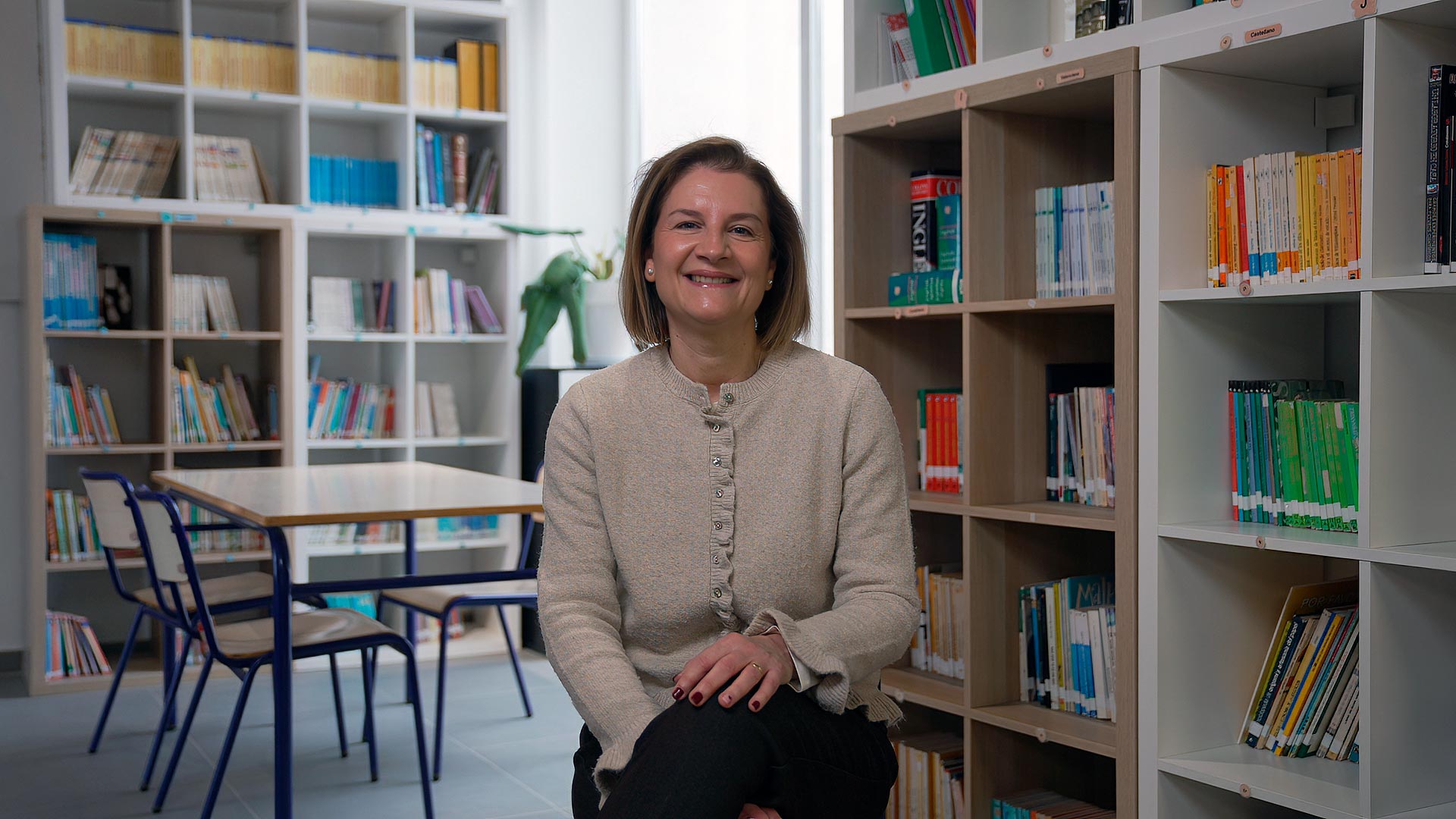 Fanny Zaragoza, directora del CEIP Verge dels Desemparats en Silla que está dentro del programa Efigy Schools en el marco de Sumando Energías por Valencia.