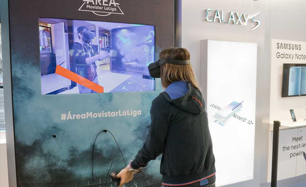 Natasa Andonova probó la experiencia de realidad virtual